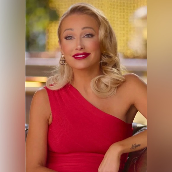 Herve Leger Sydney Flare-Skirt Bandage Dress - Picture 3 of 17